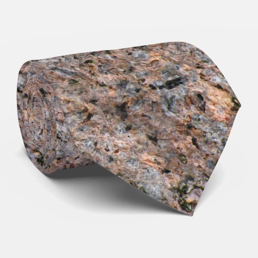 緑のコケとのクールで荒い中立石の質 ネクタイ (ロール)