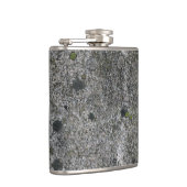 緑のコケとの花こう岩の灰色 フラスク (右)