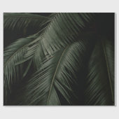 緑のココナツの木の写真 ラッピングペーパー (フラット)