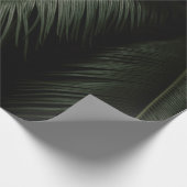 緑のココナツの木の写真 ラッピングペーパー (角)