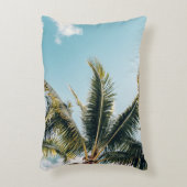 緑のココナツの木 アクセントクッション (正面(垂直))