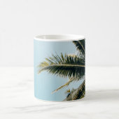 緑のココナツの木 コーヒーマグカップ (中央)