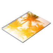 緑のココナツの木 ノートブック (左側)