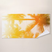 緑のココナツの木 バスタオル (バスタオル)