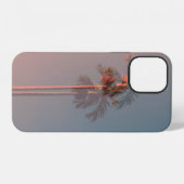 緑のココナツの木 iPhoneケース (裏面横)