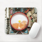 緑のコンピュータ電源 マウスパッド (マウス)