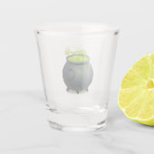 緑のコールドロン ショットグラス (裏面)