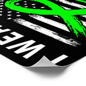 緑のゴッドマザー腎疾患脳性麻痺 ポスター (角)