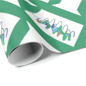緑のサイクロン ラッピングペーパー (ロールコーナー)