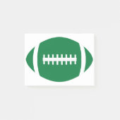 緑のサッカーコーチのオフィス装飾スポーツ ポストイット (正面)