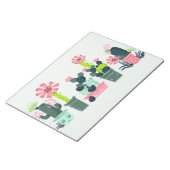 緑のサボテン ノートパッド (アングル)