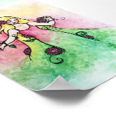 緑のサムスプリングタイム ポスター (角)