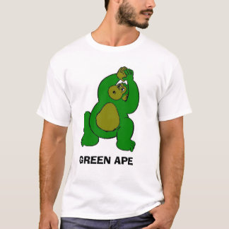 緑のサル Tシャツ