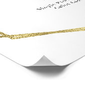 緑のサロン価格表ポスター ポスター (角)