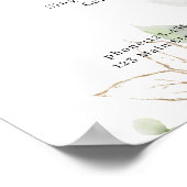 緑のサロン価格表ポスター ポスター (角)