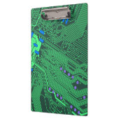 緑のサーキットボード クリップボード (左)