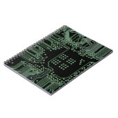 緑のサーキットボード ノートブック (左側)