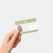 緑のシェブロンのホームスクール教育者IDバッジ バッジ (手持ち)