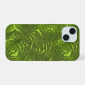 緑のシダ iPhone 15ケース (裏面横)