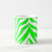 緑のシマウマのマグ コーヒーマグカップ (中央)