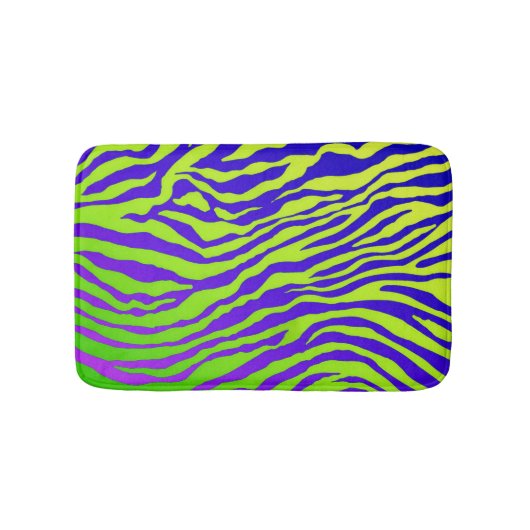 緑のシマウマ バスマット (正面)