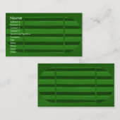 緑のシャッタープロファイルカード 名刺 (正面/裏面)