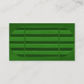 緑のシャッタープロファイルカード 名刺 (裏面)