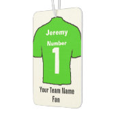 緑のシャツファン カーエアーフレッシュナー (左)