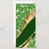 緑のシャムロックパターン (正面/裏面)