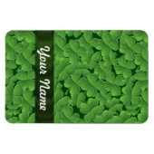 緑のシャムロックパターン マグネット (横)