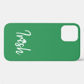 緑のシャムロック聖パトリックの日 Case-Mate iPhoneケース (裏面 (横))