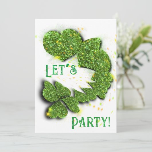 緑のシャムロック |きらめくハート 招待状 (スタンド正面)