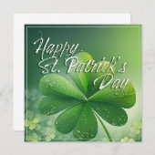 緑のシャムロック ハッピースパトリックデー (7) c (正面/裏面)