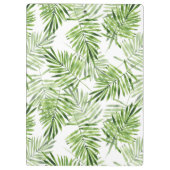 緑のシュロの葉|のモノグラム クリップボード (裏面)