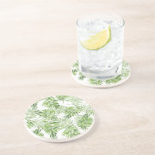 緑のシュロの葉 コースター (側面)