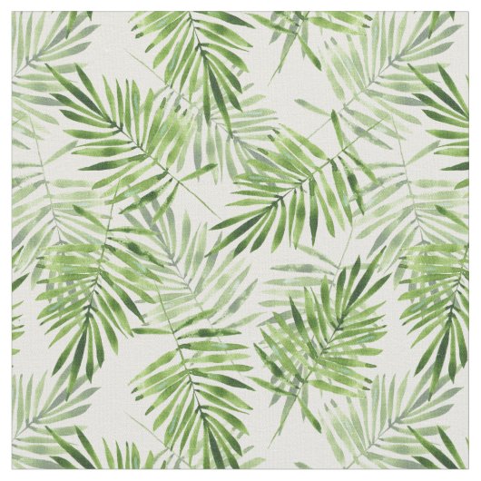 緑のシュロの葉 ファブリック (クローズアップ)