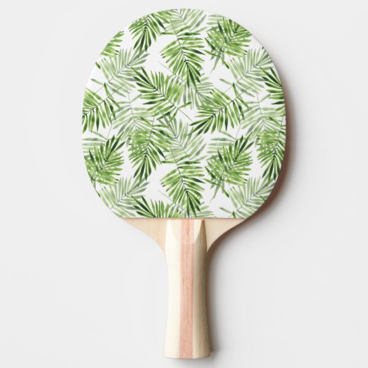 緑のシュロの葉 卓球ラケット (正面)