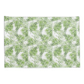 緑のシュロの葉 枕カバー (裏面-右)