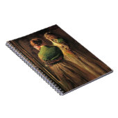 緑のショールを着た少女（Joseph DeCamp著） ノートブック (右側)