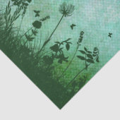 緑のシルエットアートティッシュペーパー 薄葉紙 (詳細)