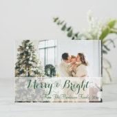 緑のシンプル写真 シーズンカード (スタンド正面)