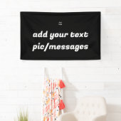 緑のシンプル輝きのグリッターあなたのロゴ番号を追加 横断幕 (インサイチュ)