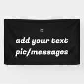 緑のシンプル輝きのグリッターあなたのロゴ番号を追加 横断幕 (横)