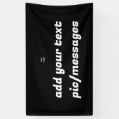 緑のシンプル輝きのグリッターあなたのロゴ番号を追加 横断幕 (縦)