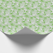 緑のジオラッピング紙 ラッピングペーパー (角)
