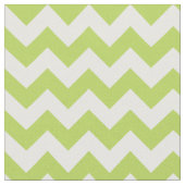 緑のジグザグ、緑の山形、幾何学模様 ファブリック (クローズアップ)