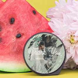 緑のジプソフィラの写真結婚sありがとう ラウンドシール