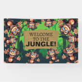 緑のジャングルアニマルズサファリ 横断幕 (横)