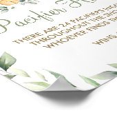 緑のジャングル動物シャワーおしゃぶり狩りゲーム ポスター (角)