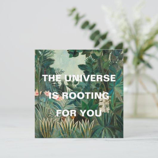 緑のジャングル絵画の宇宙が活発化している (スタンド正面)